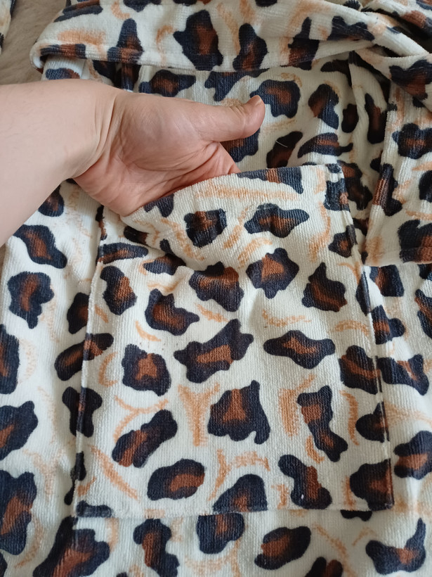 حوله تنپوش Özdilck طرح پلنگی ترک سایز XL 135